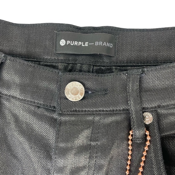 Purple Brand Tar Coated Cargo Pants NWT Sz 34 - Picture 8 of 11